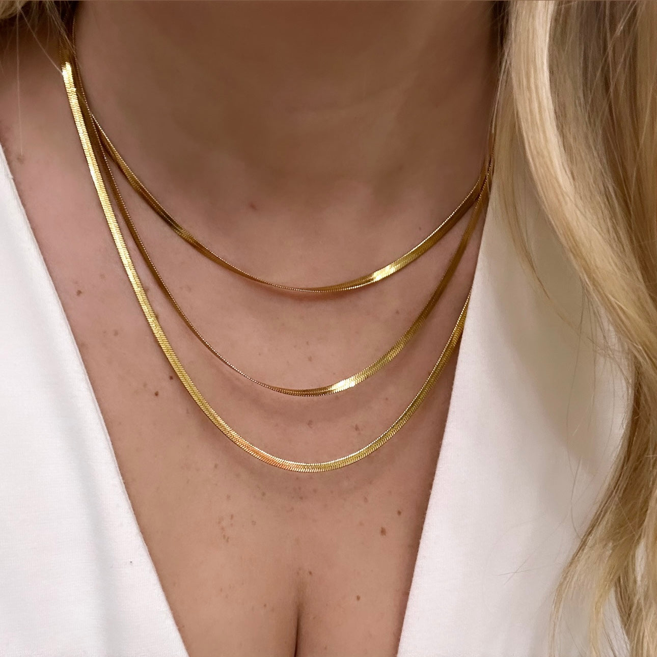 Triple Snake Necklace