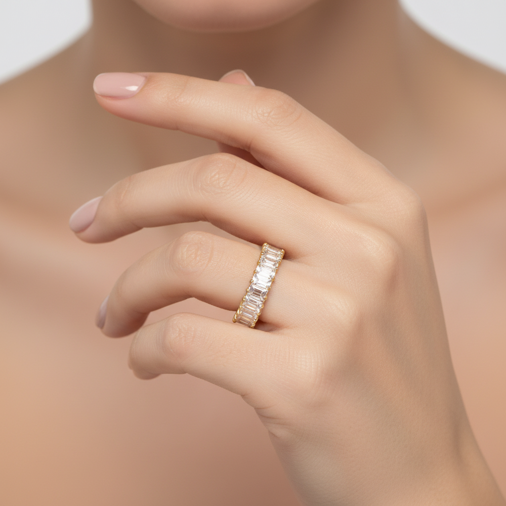 Crystal Ring - sortija elegante con circonia