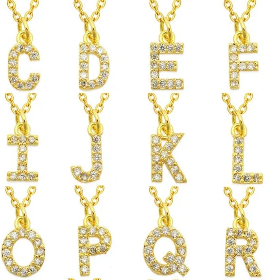 Initial Letter Necklace
