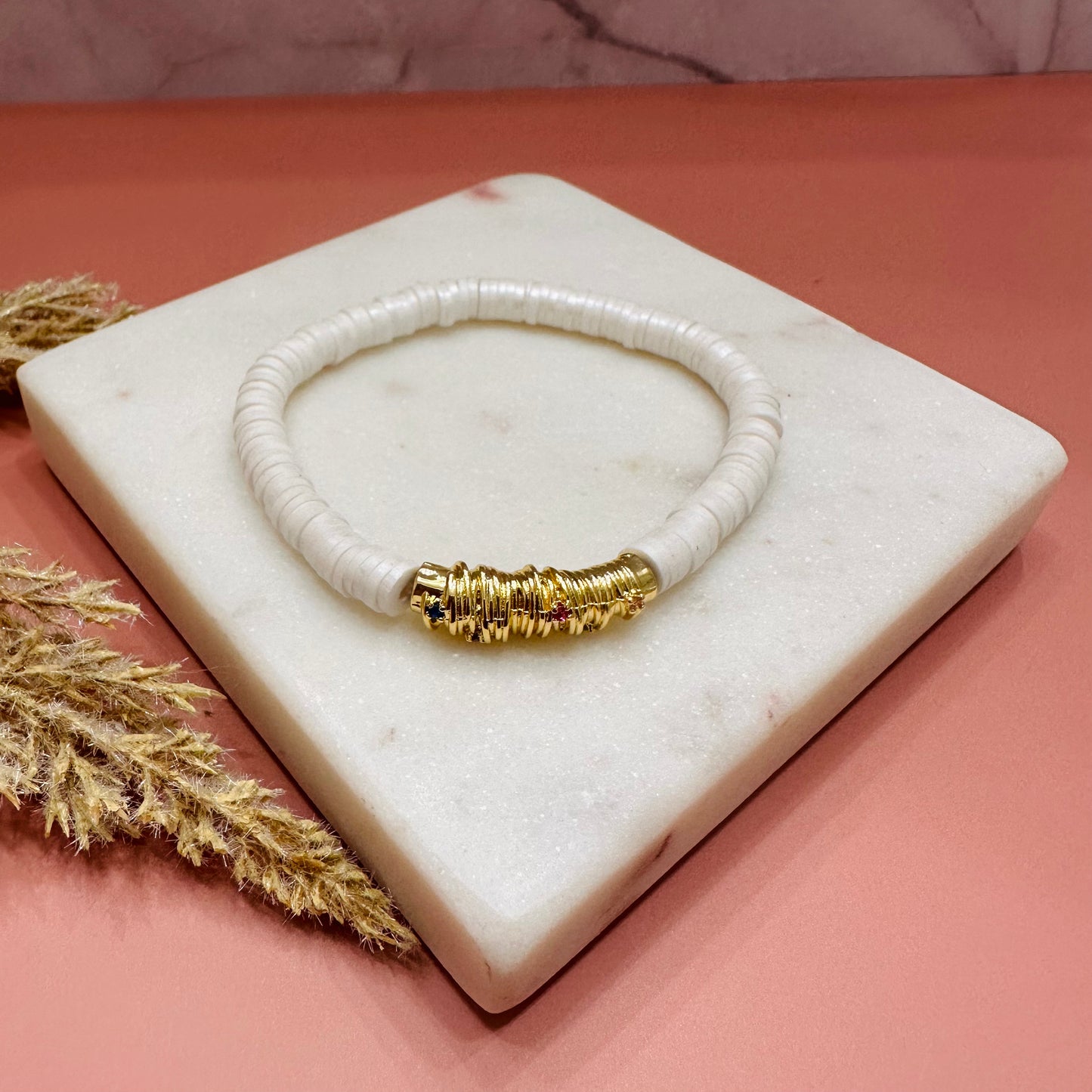 White Cecilia Bracelet