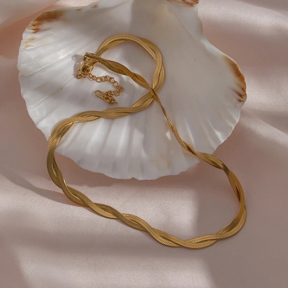 Braid Snake Necklace