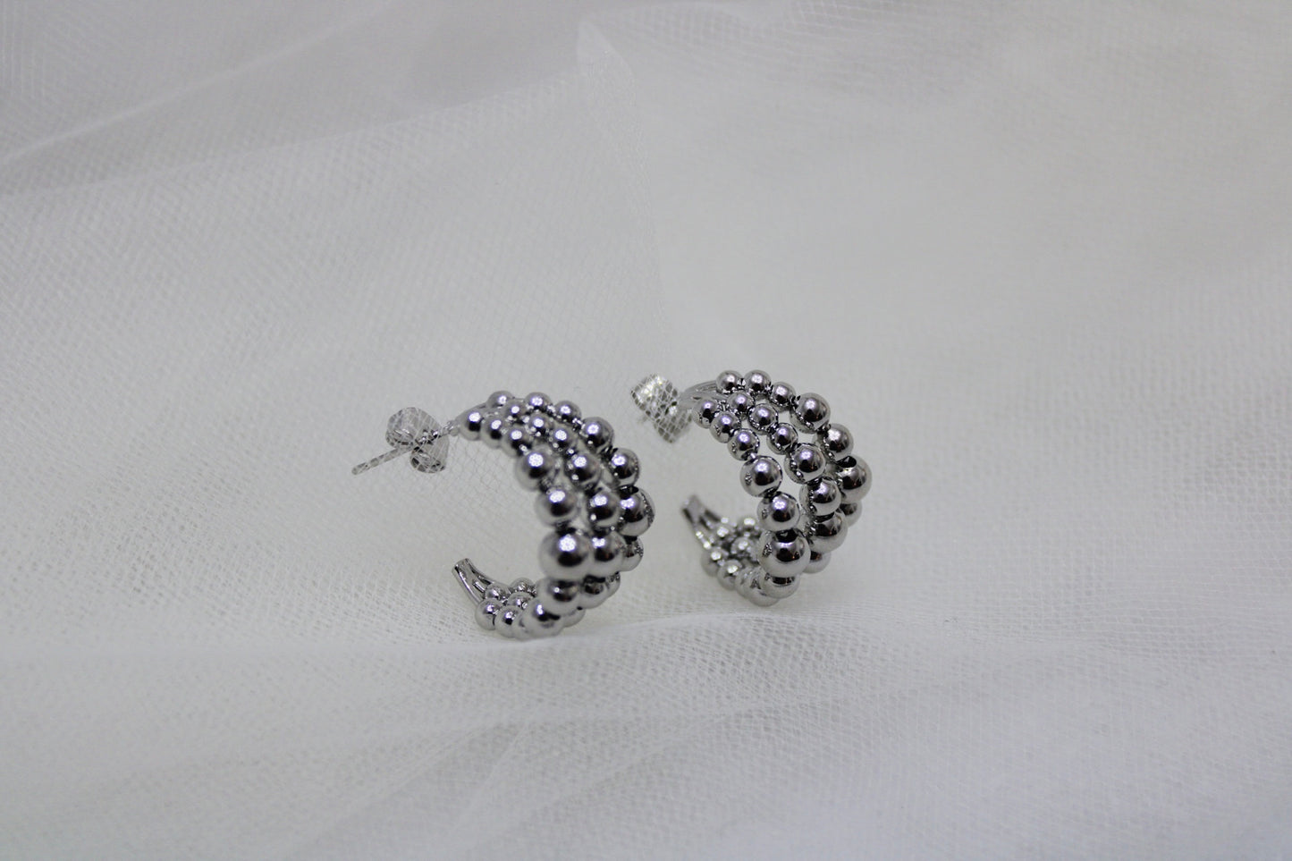 Balls Silver Studs
