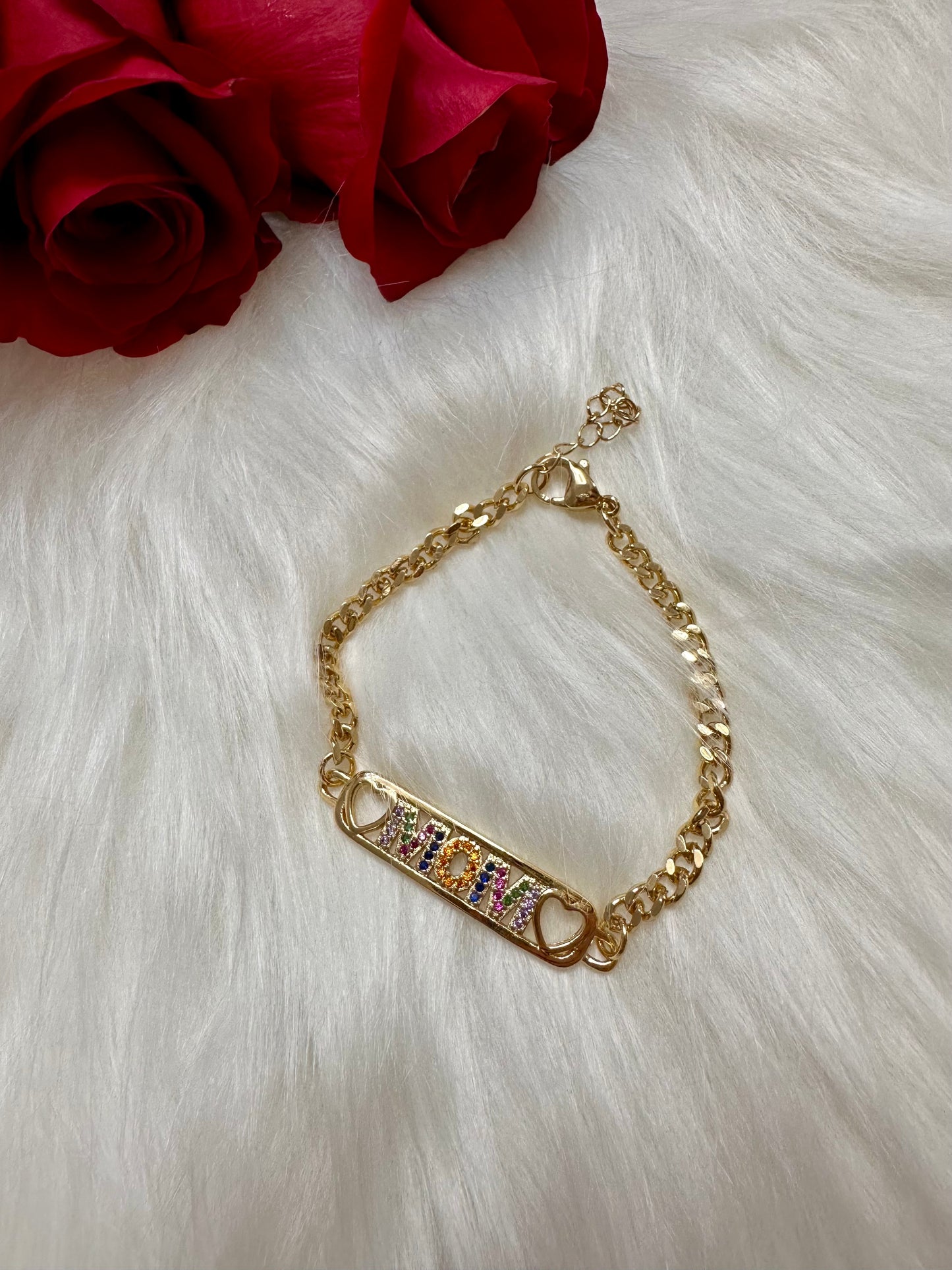 Rainbow mom bracelet