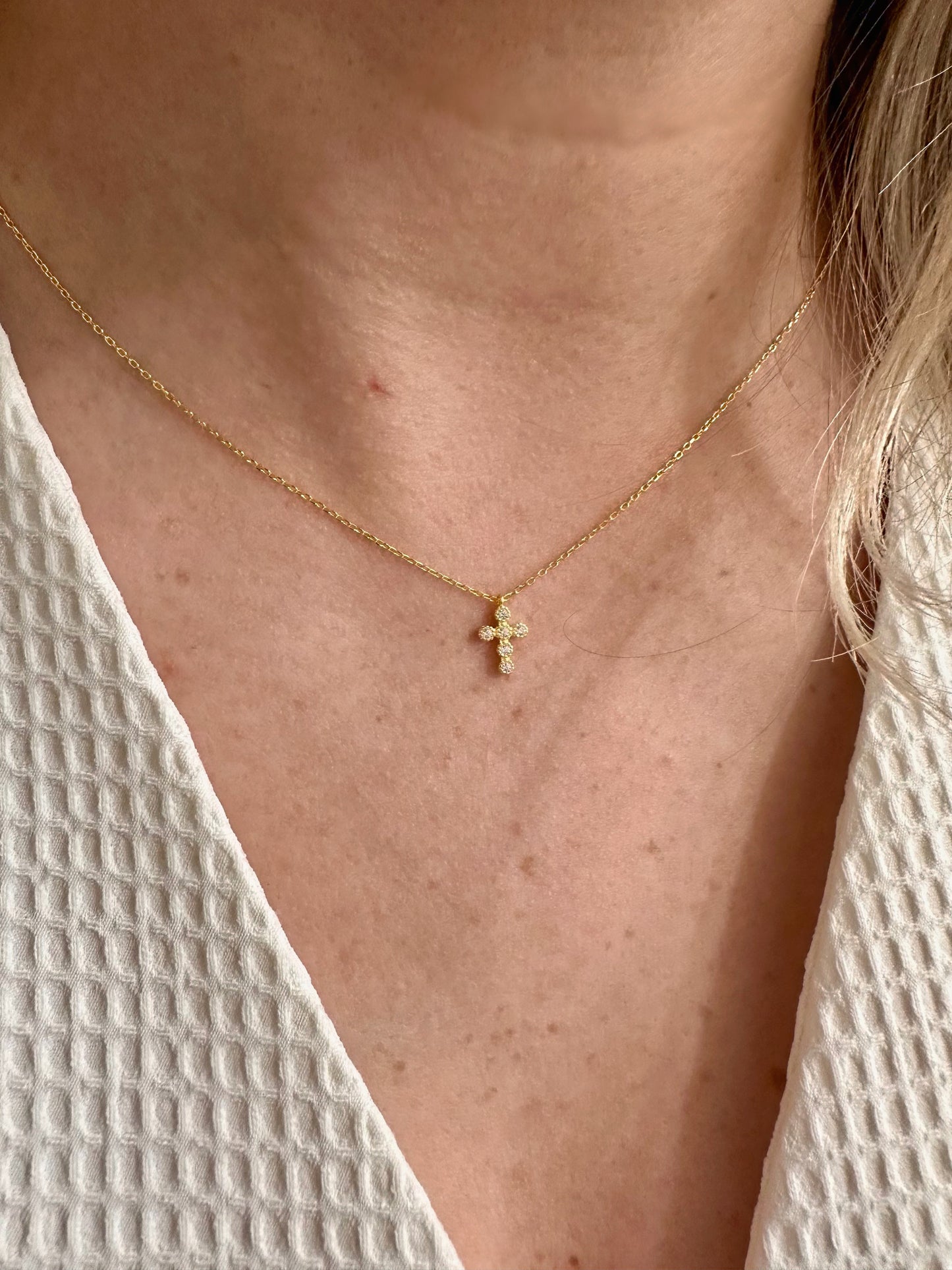 Mini Cross Necklace