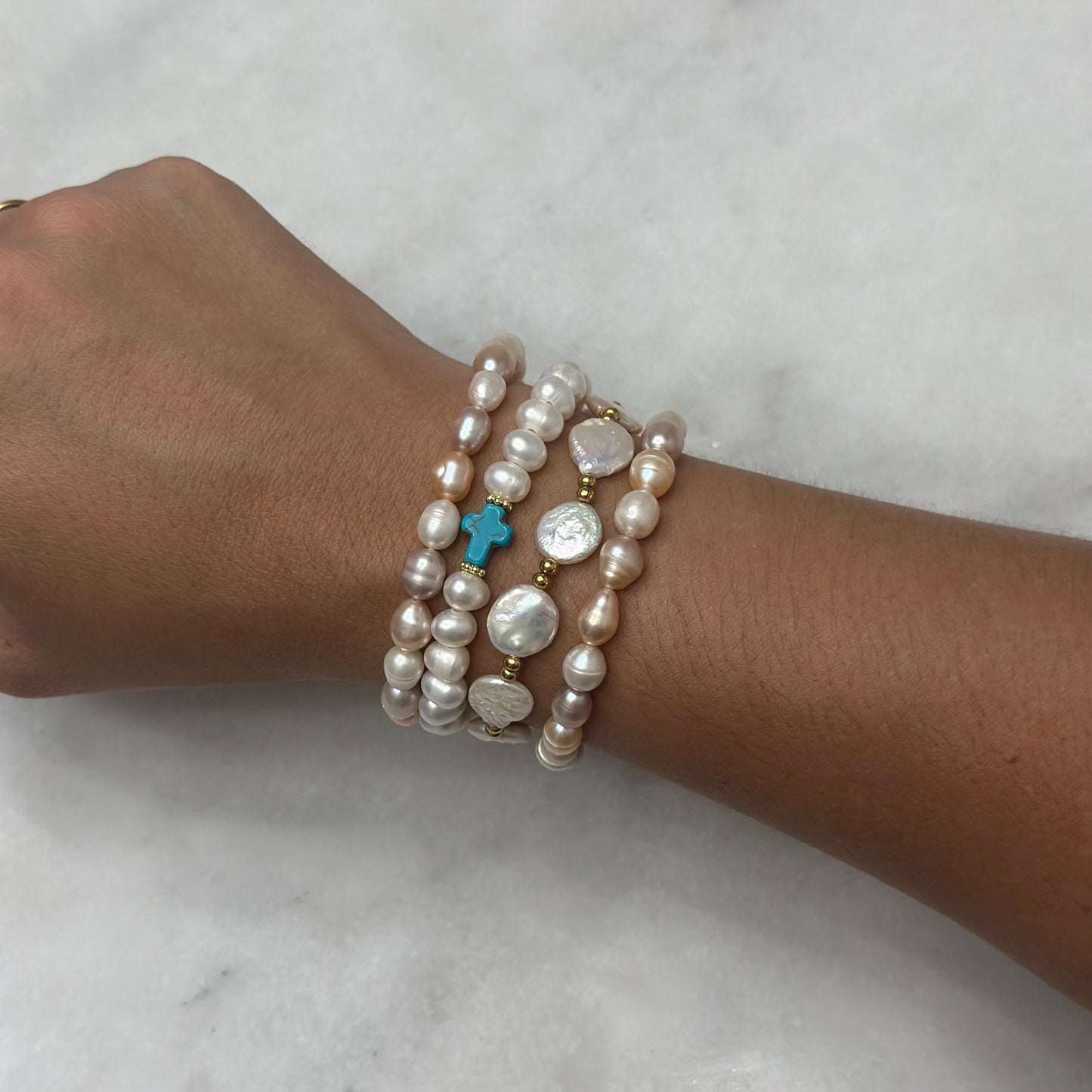 Nude Pearl Bracelet