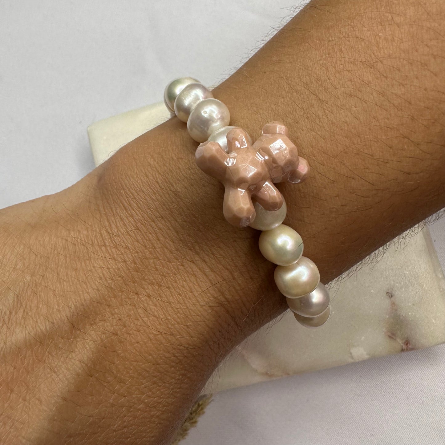 Bear Pearl Bracelet