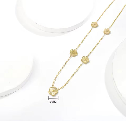 Flower Gold Necklace