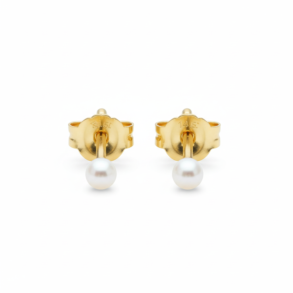 Mini Studs Pearl