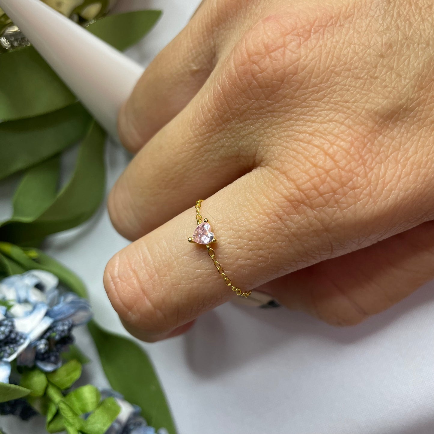 Pink Heart Ring