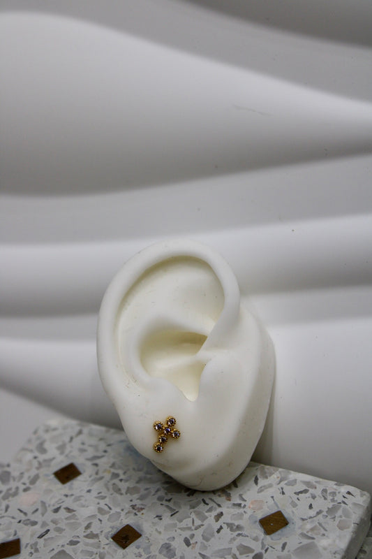Mini Cross Studs