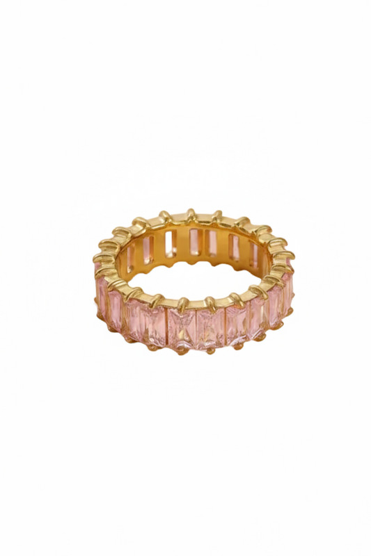 Crystal Rose Ring - sortija elegante