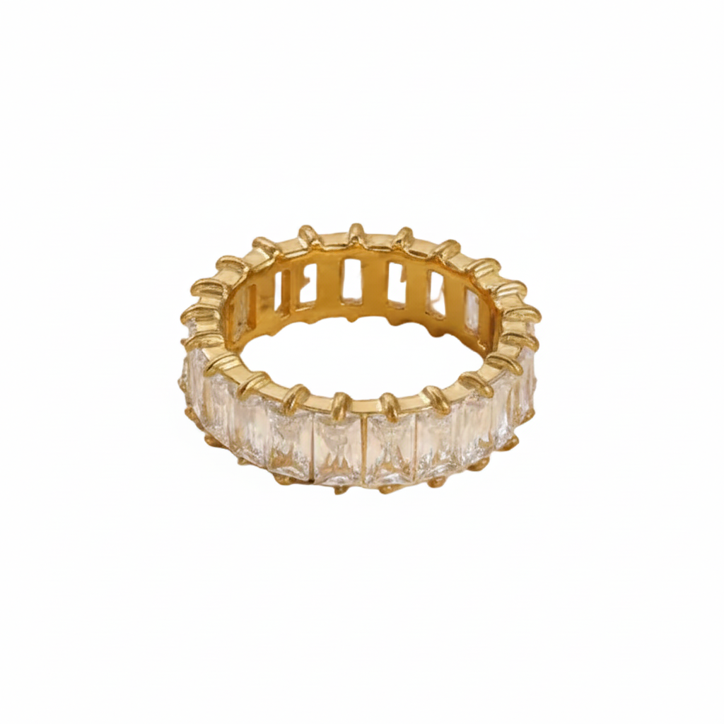 Crystal Ring - sortija elegante con circonia