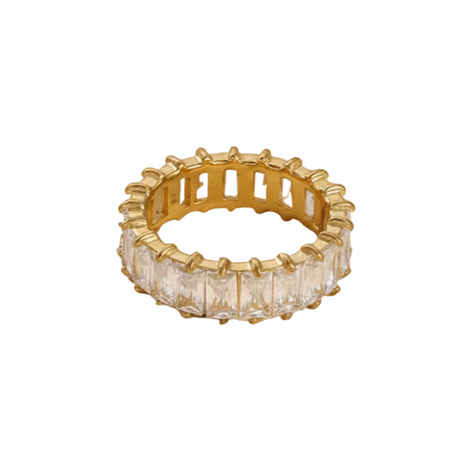 Crystal Ring - sortija elegante con circonia