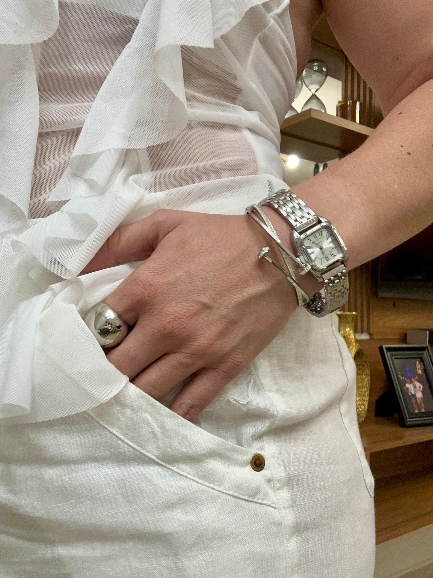 Silver Watch