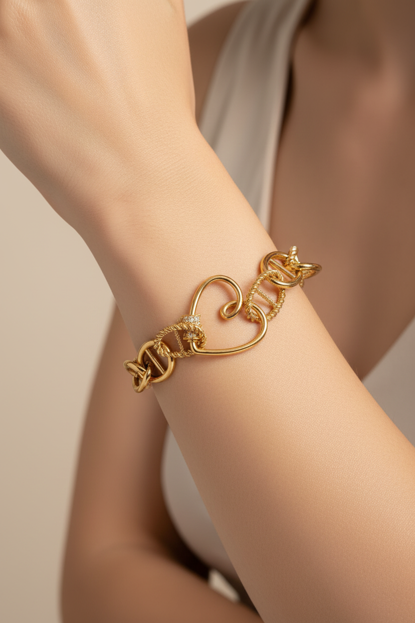 Glam Heart Bracelet