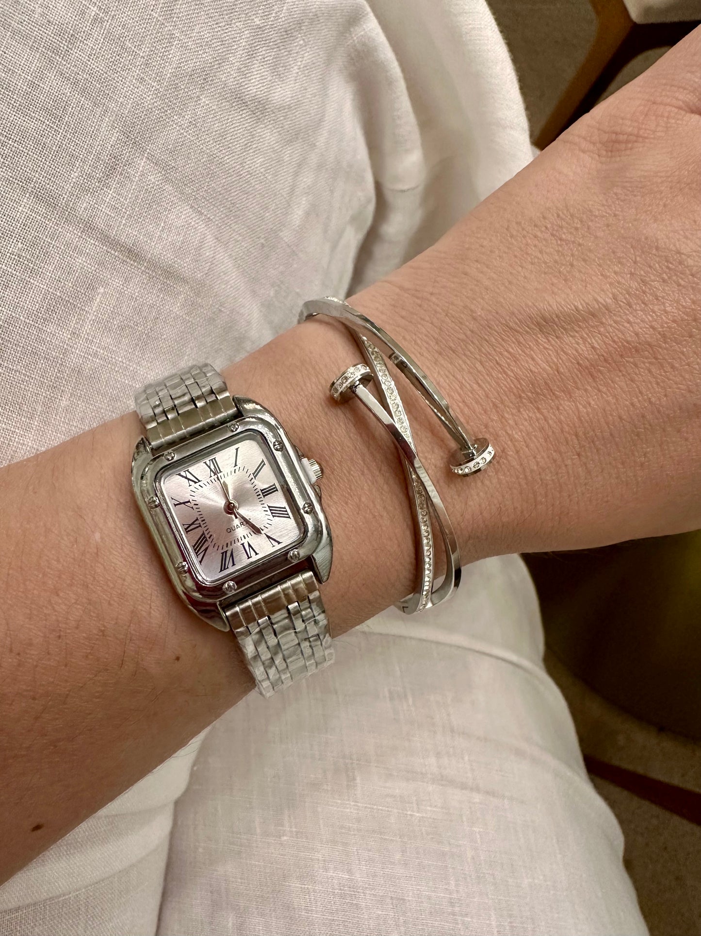 Silver Watch