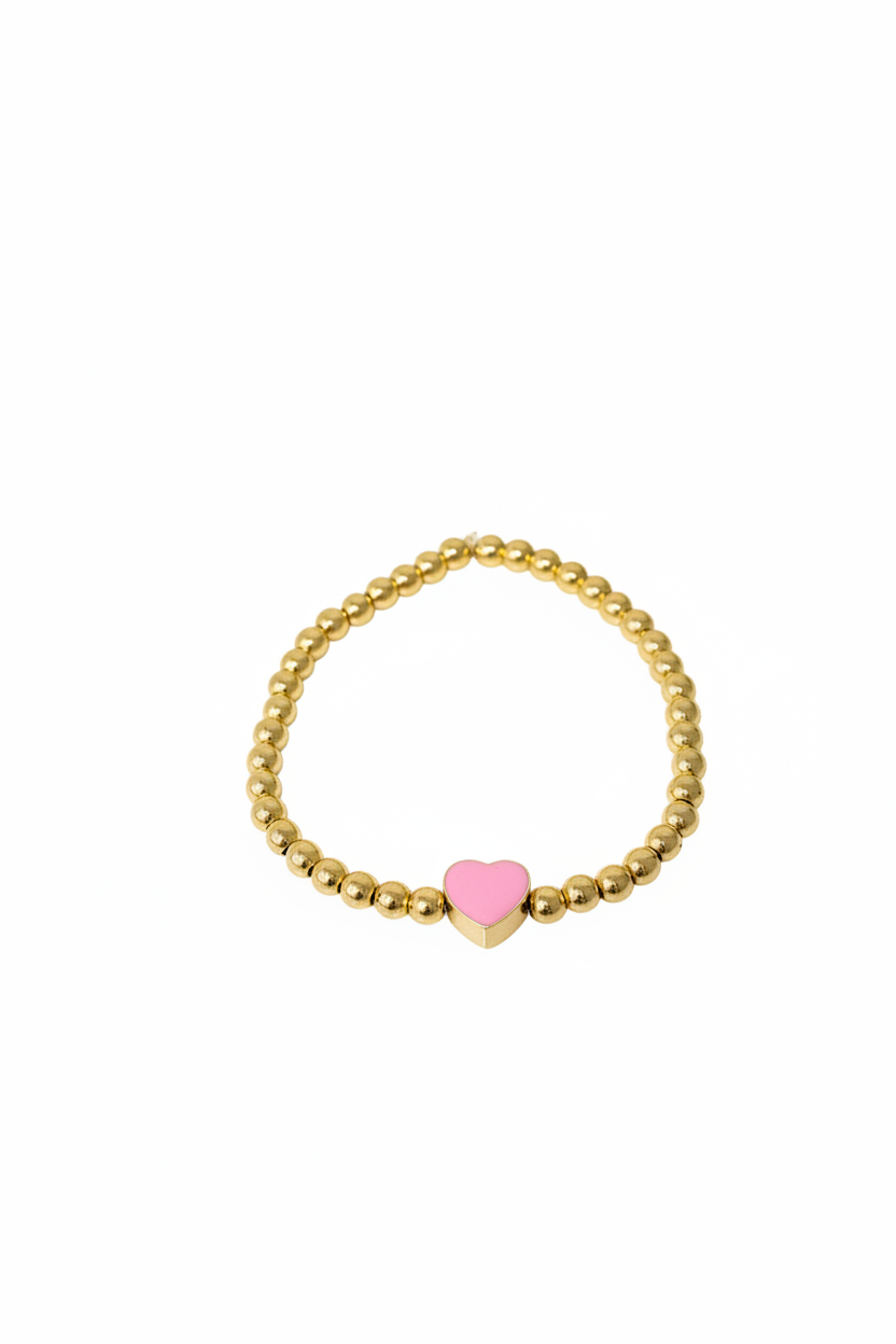 Heart Pink Bracelet