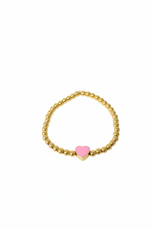 Heart Pink Bracelet