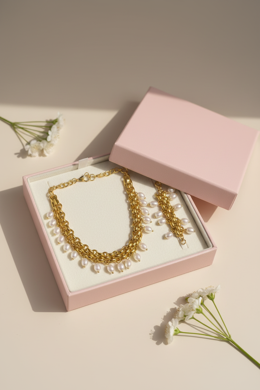 Daisy Pearl Set