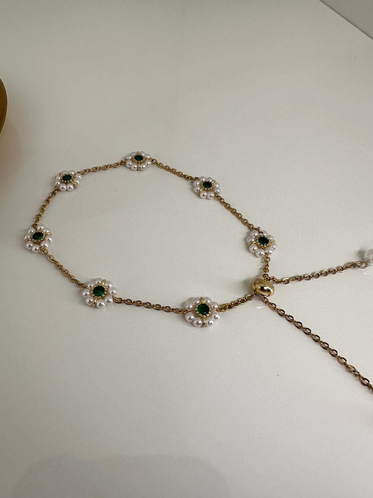 Flower Green Bracelet