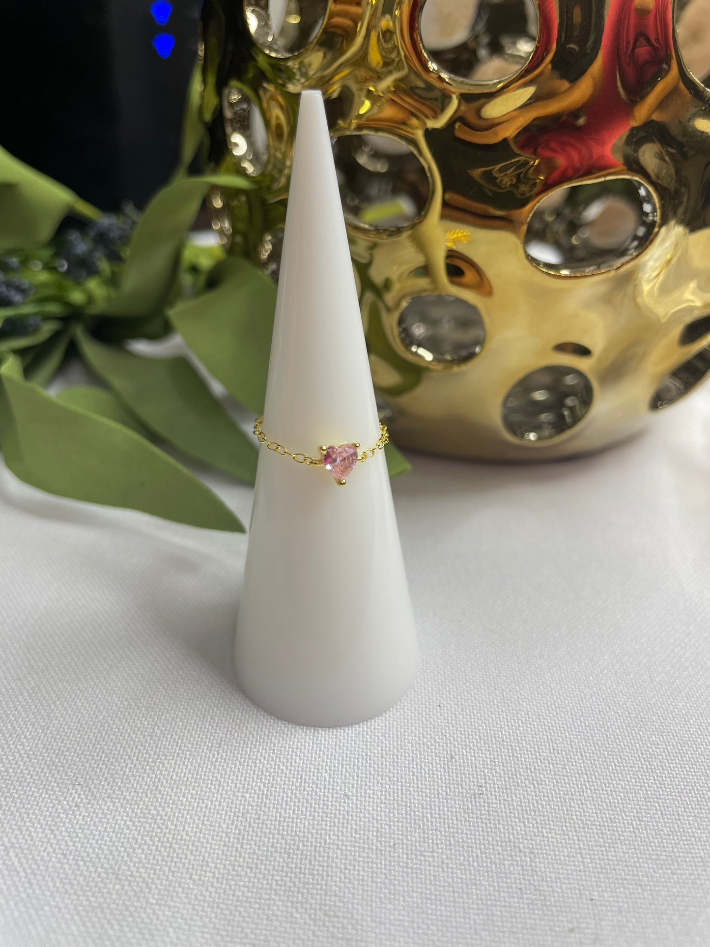 Pink Heart Ring